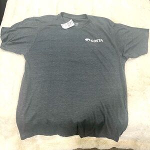 Costa Men’s Heather Gray L short sleeved T-shirt NWT
